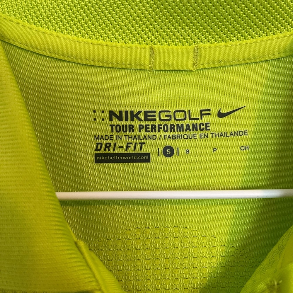 Nike Golf Dri-FIT Lime Polo Shirt